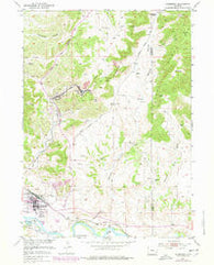 Guernsey Wyoming Historical topographic map, 1:24000 scale, 7.5 X 7.5 Minute, Year 1950