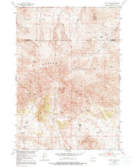 Guffy Peak Wyoming Historical topographic map, 1:24000 scale, 7.5 X 7.5 Minute, Year 1952