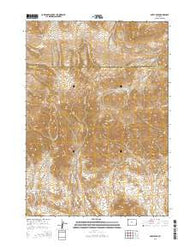 Guffy Peak Wyoming Current topographic map, 1:24000 scale, 7.5 X 7.5 Minute, Year 2015