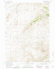 Guide Rock Wyoming Historical topographic map, 1:24000 scale, 7.5 X 7.5 Minute, Year 1955