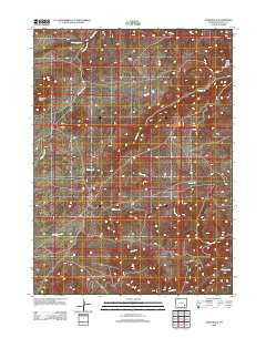 Guide Rock Wyoming Historical topographic map, 1:24000 scale, 7.5 X 7.5 Minute, Year 2012