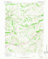 Guild Hollow Wyoming Historical topographic map, 1:24000 scale, 7.5 X 7.5 Minute, Year 1965