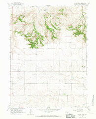 Gurney Peak Wyoming Historical topographic map, 1:24000 scale, 7.5 X 7.5 Minute, Year 1963