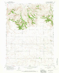 Gurney Peak Wyoming Historical topographic map, 1:24000 scale, 7.5 X 7.5 Minute, Year 1963