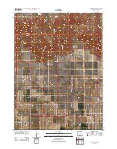 Gurney Peak Wyoming Historical topographic map, 1:24000 scale, 7.5 X 7.5 Minute, Year 2012