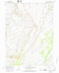 Hague Creek Wyoming Historical topographic map, 1:24000 scale, 7.5 X 7.5 Minute, Year 1965