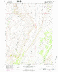 Hague Creek Wyoming Historical topographic map, 1:24000 scale, 7.5 X 7.5 Minute, Year 1965