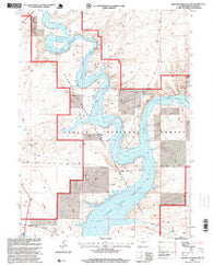 Halfway Hollow East Wyoming Historical topographic map, 1:24000 scale, 7.5 X 7.5 Minute, Year 1996
