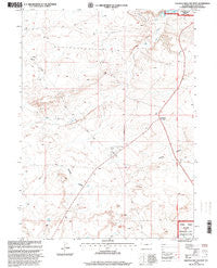 Halfway Hollow West Wyoming Historical topographic map, 1:24000 scale, 7.5 X 7.5 Minute, Year 1996