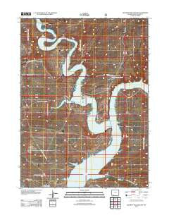 Halfway Hollow East Wyoming Historical topographic map, 1:24000 scale, 7.5 X 7.5 Minute, Year 2012