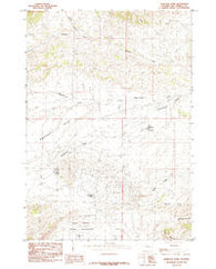Hamilton Dome Wyoming Historical topographic map, 1:24000 scale, 7.5 X 7.5 Minute, Year 1985