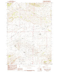 Hamilton Dome Wyoming Historical topographic map, 1:24000 scale, 7.5 X 7.5 Minute, Year 1985