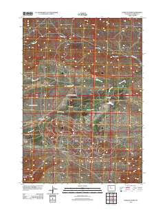 Hamilton Dome Wyoming Historical topographic map, 1:24000 scale, 7.5 X 7.5 Minute, Year 2012