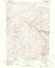 Happy Spring Wyoming Historical topographic map, 1:24000 scale, 7.5 X 7.5 Minute, Year 1953