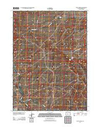 Happy Spring Wyoming Historical topographic map, 1:24000 scale, 7.5 X 7.5 Minute, Year 2012