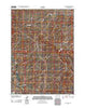 Happy Spring Wyoming Historical topographic map, 1:24000 scale, 7.5 X 7.5 Minute, Year 2012