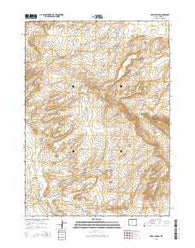 Happy Spring Wyoming Current topographic map, 1:24000 scale, 7.5 X 7.5 Minute, Year 2015