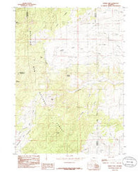 Harris Park Wyoming Historical topographic map, 1:24000 scale, 7.5 X 7.5 Minute, Year 1985