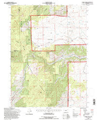 Harris Park Wyoming Historical topographic map, 1:24000 scale, 7.5 X 7.5 Minute, Year 1992