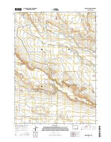 Harris Bridge Wyoming Current topographic map, 1:24000 scale, 7.5 X 7.5 Minute, Year 2015