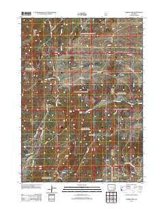 Harris Park Wyoming Historical topographic map, 1:24000 scale, 7.5 X 7.5 Minute, Year 2012