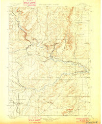 Hartville Wyoming Historical topographic map, 1:125000 scale, 30 X 30 Minute, Year 1901