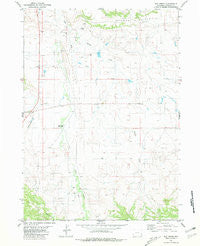 Hat Creek Wyoming Historical topographic map, 1:24000 scale, 7.5 X 7.5 Minute, Year 1981