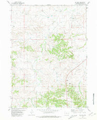 Hat Rock Wyoming Historical topographic map, 1:24000 scale, 7.5 X 7.5 Minute, Year 1981