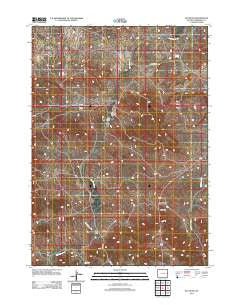 Hat Rock Wyoming Historical topographic map, 1:24000 scale, 7.5 X 7.5 Minute, Year 2012