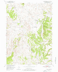 Haushar Ranch Wyoming Historical topographic map, 1:24000 scale, 7.5 X 7.5 Minute, Year 1950