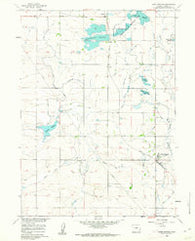 Hawk Springs Wyoming Historical topographic map, 1:24000 scale, 7.5 X 7.5 Minute, Year 1960