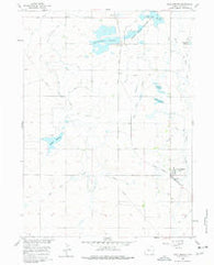 Hawk Springs Wyoming Historical topographic map, 1:24000 scale, 7.5 X 7.5 Minute, Year 1960