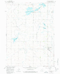 Hawk Springs Wyoming Historical topographic map, 1:24000 scale, 7.5 X 7.5 Minute, Year 1960