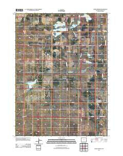 Hawk Springs Wyoming Historical topographic map, 1:24000 scale, 7.5 X 7.5 Minute, Year 2012