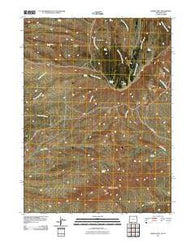 Hawks Nest Wyoming Historical topographic map, 1:24000 scale, 7.5 X 7.5 Minute, Year 2011
