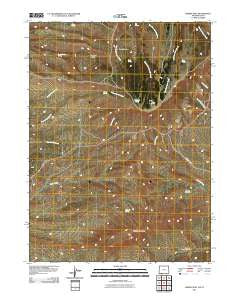 Hawks Nest Wyoming Historical topographic map, 1:24000 scale, 7.5 X 7.5 Minute, Year 2011