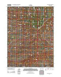 Hawks Nest Wyoming Historical topographic map, 1:24000 scale, 7.5 X 7.5 Minute, Year 2012