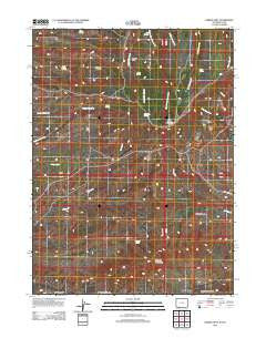 Hawks Nest Wyoming Historical topographic map, 1:24000 scale, 7.5 X 7.5 Minute, Year 2012