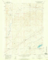 Hay Meadow Reservoir Wyoming Historical topographic map, 1:24000 scale, 7.5 X 7.5 Minute, Year 1958