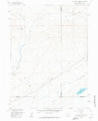 Hay Meadow Reservoir Wyoming Historical topographic map, 1:24000 scale, 7.5 X 7.5 Minute, Year 1958