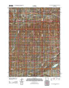 Hay Meadow Reservoir Wyoming Historical topographic map, 1:24000 scale, 7.5 X 7.5 Minute, Year 2012