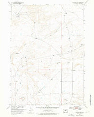 Haybarn Hill Wyoming Historical topographic map, 1:24000 scale, 7.5 X 7.5 Minute, Year 1952