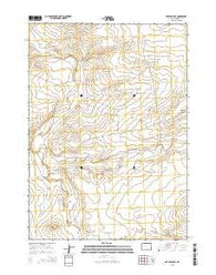 Haybarn Hill Wyoming Current topographic map, 1:24000 scale, 7.5 X 7.5 Minute, Year 2015