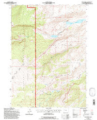 Hays Park Wyoming Historical topographic map, 1:24000 scale, 7.5 X 7.5 Minute, Year 1991