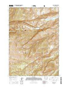 Hays Park Wyoming Current topographic map, 1:24000 scale, 7.5 X 7.5 Minute, Year 2015