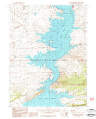 Haystack Buttes South Wyoming Historical topographic map, 1:24000 scale, 7.5 X 7.5 Minute, Year 1987