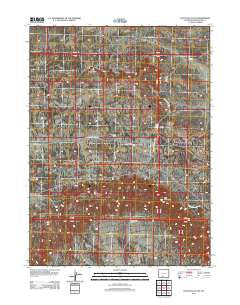 Haystack Flats Wyoming Historical topographic map, 1:24000 scale, 7.5 X 7.5 Minute, Year 2012