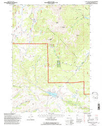 Hazelton Peak Wyoming Historical topographic map, 1:24000 scale, 7.5 X 7.5 Minute, Year 1993