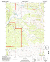 Hazelton Wyoming Historical topographic map, 1:24000 scale, 7.5 X 7.5 Minute, Year 1993