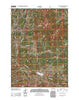 Hazelton Peak Wyoming Historical topographic map, 1:24000 scale, 7.5 X 7.5 Minute, Year 2012